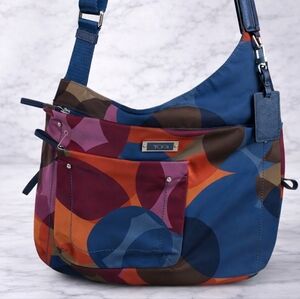 TUMI Crossbody Bag Multicolor Nylon Shoulder Bag Travel Everyday Lightweight
